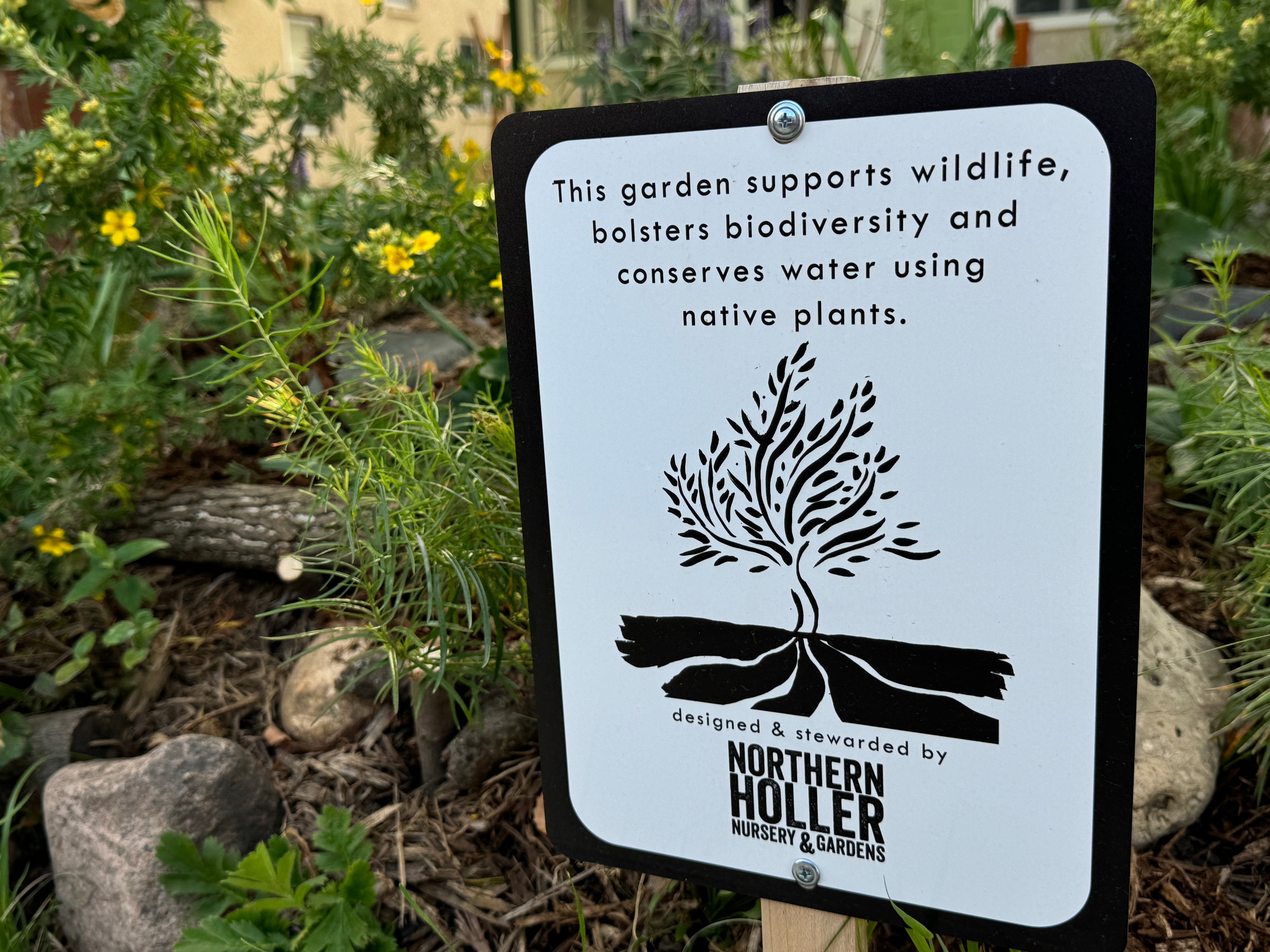 Native Garden Sign